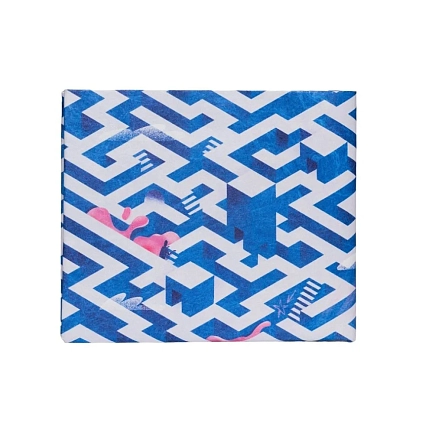 Кошелёк New Wallet «New Labyrinth», синий, фото 3.