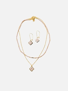 Набор украшений ручной работы из коллекции Clover Classic