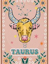 3D Стикер на телефон со знаком зодиака «Телец», объёмный