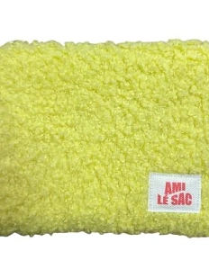 Мини-кошелёк ручной работы АМИ (Ami lé sac), жёлтый, барашек
