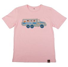 Футболка Barking store «Скулбас», М жен., розовый