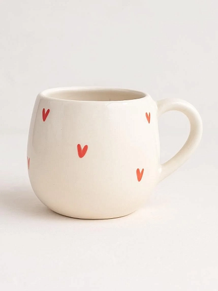 Кружка ручной работы РУКИ В ГЛИНЕ «Сейчастье», керамика, 400 мл, круглая, фото 2.