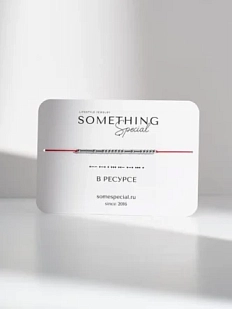 Браслет Something Special язык Морзе «В ресурсе» на красной нити