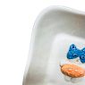 Тарелка квадратная с фигуркой внутри Котик-пончик, розовый, керамика, 14 см, превью фото 2