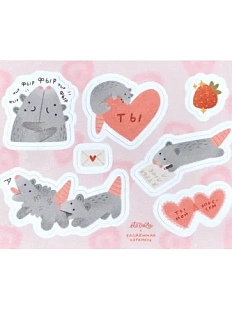 Стикерпак «Опоссумы», А6