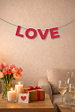 Бумажная гирлянда из букв Магия букв «Love», красная, картон, 240 г/м², превью фото 3