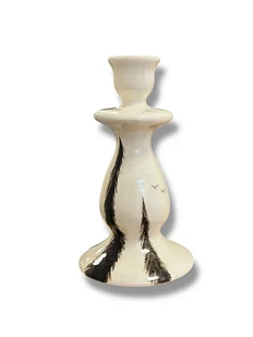 Подсвечник ручной работы Катя Вебер Деревья, белый, керамика