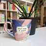 Кружка ручной работы Тата вытворяет/NF ceramics «Несу чушь и добро», керамика, 400 мл, превью фото 3