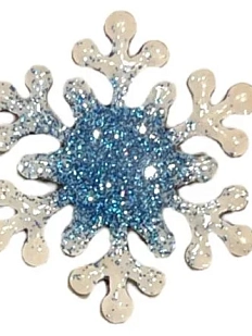 Брошь «Снежинка» №4