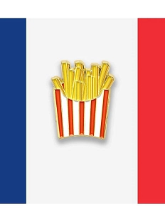 Металлический значок Heart of Moscow «Картошка фри» серия Еда