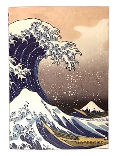 Тетрадь нелинованная «Hokusai», А5