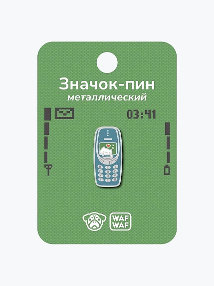 Металлический пин WAF WAF «Нокиа», фото 2.