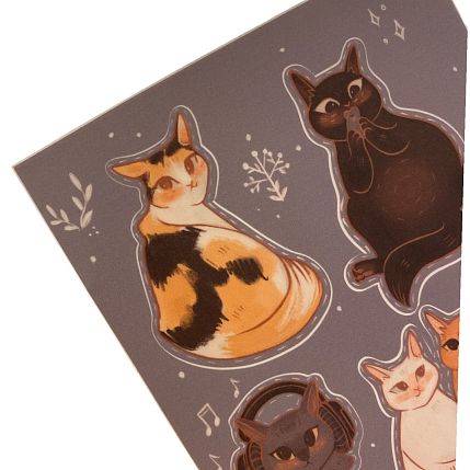 Стикерпак «Коты», А6, фото 2.