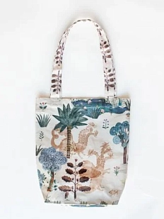 Сумка шоппер Забористый текстиль «Змей Горыныч», хлопок