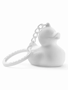 Брелок уточка белая