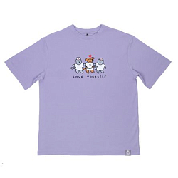 Футболка Barking Store «Love yourself», XL муж., лавандовый