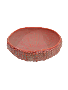 Глубокая тарелка морской ёж ручной работы VELES «Рассвет над Имладрис», фарфор, 500 мл