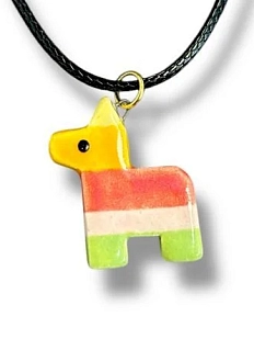 Подвеска ручной работы с пиньятой, керамика