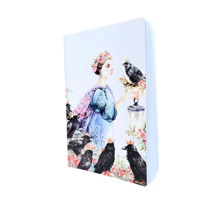 Тетрадь Оксана Викторова «Королева с воронами», А5, 40 листов, бежевый, фото 1.