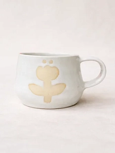 Кружка ручной работы Идеальное совпадение «Тюльпан», керамика, 220 мл