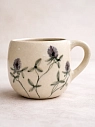 Кружка ручной работы Верба керамика «Клевер», круглая, керамика, 400 мл, превью фото 3