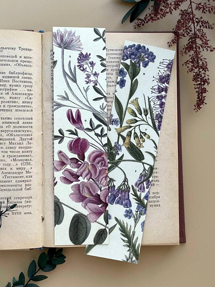 Закладка «Розовые цветы» № 4, фото 1.