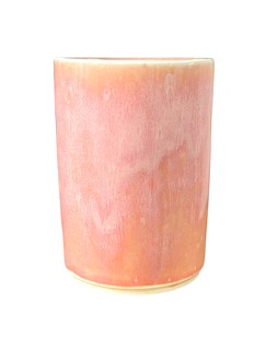 Стакан ручной работы однотонный в ассортименте, полуфарфор, 250 мл