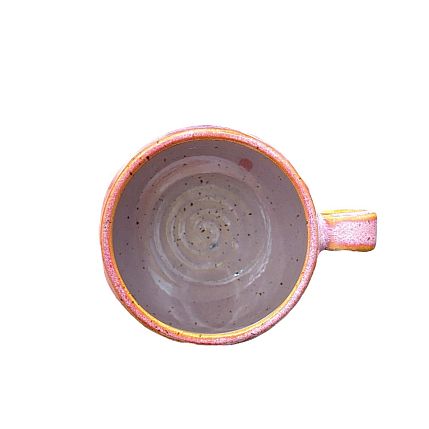 Кружка-капелька мини, розовая, керамика, 130 мл, фото 3.