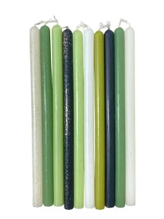 Набор бенто-свечей «Holiday collection», зелёный