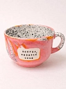 Кружка ручной работы Тата вытворяет/NF ceramics «Всегда выбирай себя», розовая, керамика, 600 мл, превью фото 2