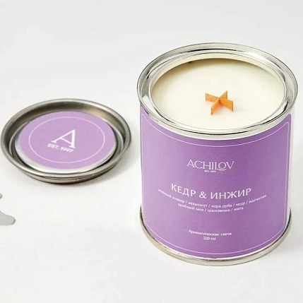 Свеча ароматическая «Кедр & Инжир», фото 2.