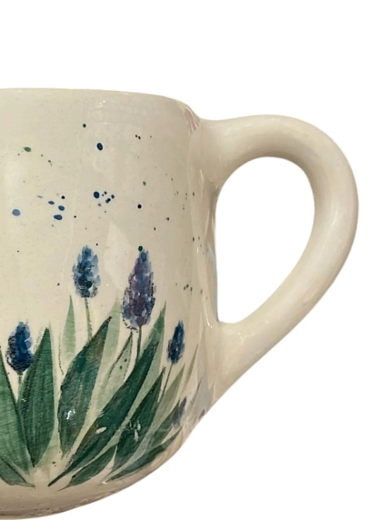 Кружка ручной работы Верба керамика «Гиацинт», круглая, керамика, 500 мл, фото 3.