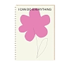 Блокнот Mitrozhe «I can do everything» цветок, А5, 50 листов, бежевый, превью фото 1
