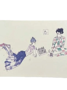 Открытка Максим Савва «Белые начинают», А6