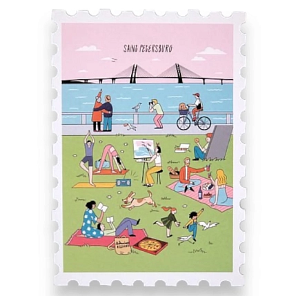 Открытка Подписные изделия «Марка. Saint-P, Севкабель», фото 1.