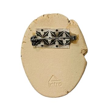 Брошь ручной работы «Фонарь», зелёный, керамика, фото 2.