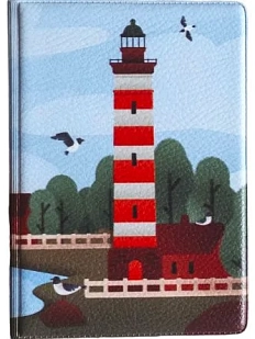 Обложка для паспорта «Маяк Шепелёвский», ПВХ