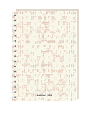 Блокнот на пружине Mitrozhe «Выбираю себя», А6, 50 листов, бежевый