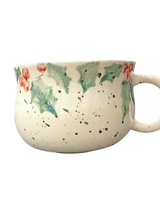 Кружка ручной работы Верба керамика «Рябина», керамика 500 мл