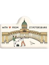 3Д Стикер на телефон «Казанский собор», объёмный