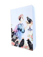 Тетрадь Оксана Викторова «Королева с воронами», А5, 40 листов, бежевый