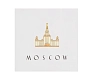 Металлический значок Heart of Moscow «Высотка МГУ» серия Москва, превью фото 1