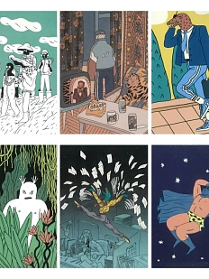 Набор авторских открыток №2, Валя Карнавалова