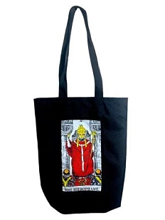 Сумка шоппер Интроверт «Таро. Иерофант», чёрный