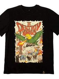 Футболка Barking Store «Попзилла», 2XL муж., чёрный