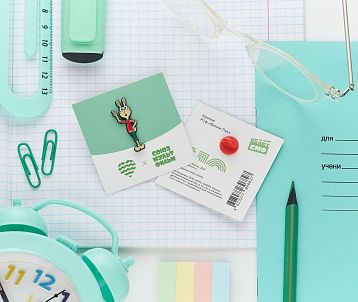 Набор металлических значков «Винни-Пух», 5 шт, серия Союзмультфильм, фото 4.