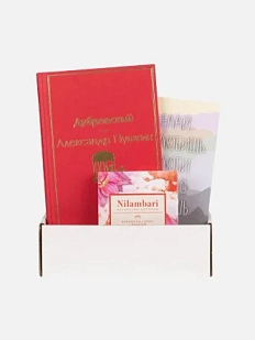 Подарочный набор на 8 марта с книгой «Дубровский» и шоколадом