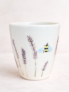 Стакан ручной работы «Шмель», полуфарфор, 350 мл
