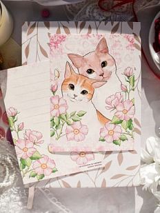 Открытка «Кошачья любовь», А6