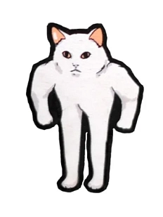 Значок WAF WAF «Кот-амбал»